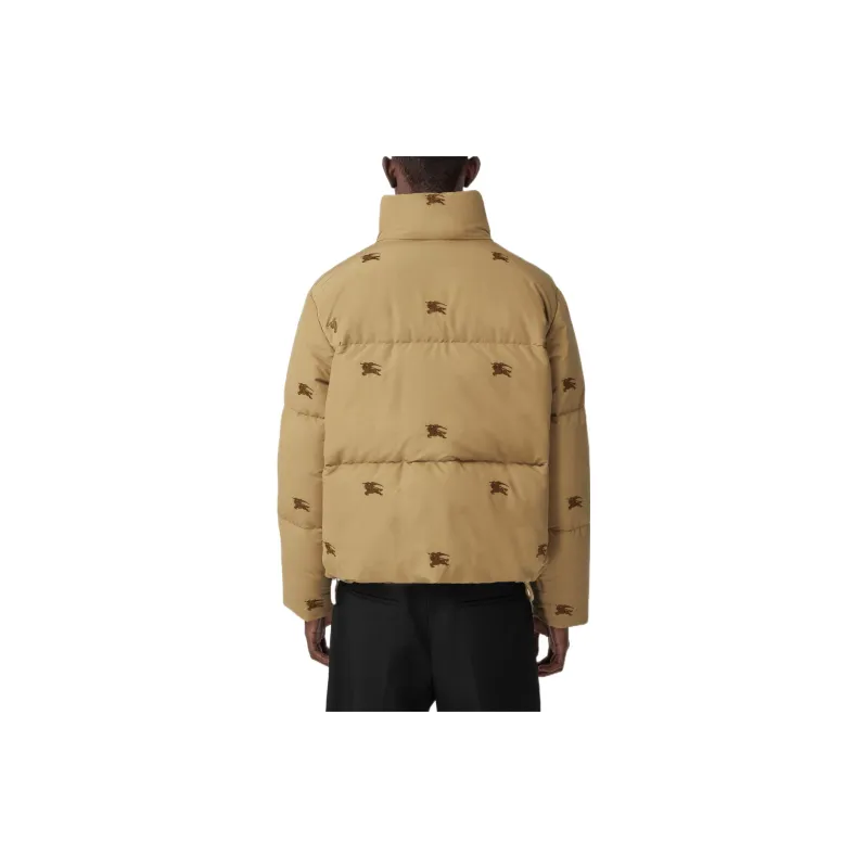 Burberry Embroidered Ekd Nylon Puffer Jacket-2