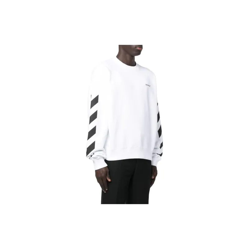 OFF WHITE Sweatshirts Men White-2