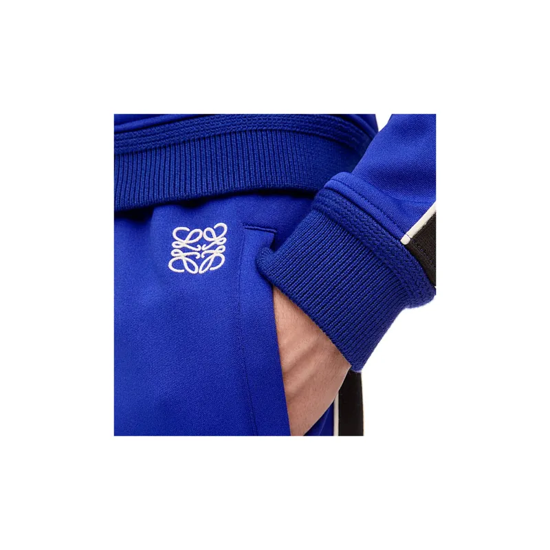 LOEWE FW23 Knitted Sports Pants Men's Klein Blue-3