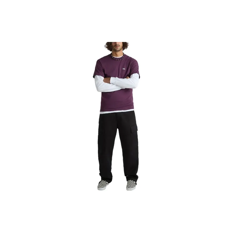 Vans T-Shirts Men Purple-2