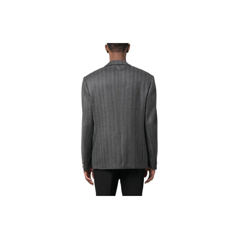 VERSACE Business Suits Men Gray-2