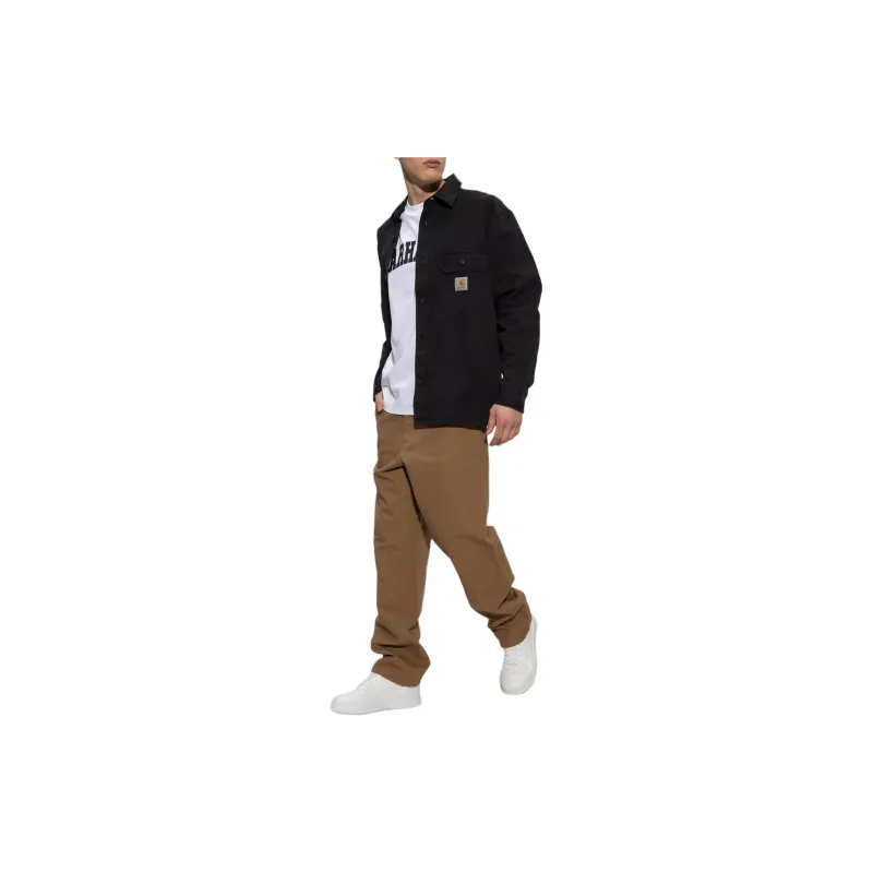 Carhartt WIP Logo patch Cotton Shirt-3