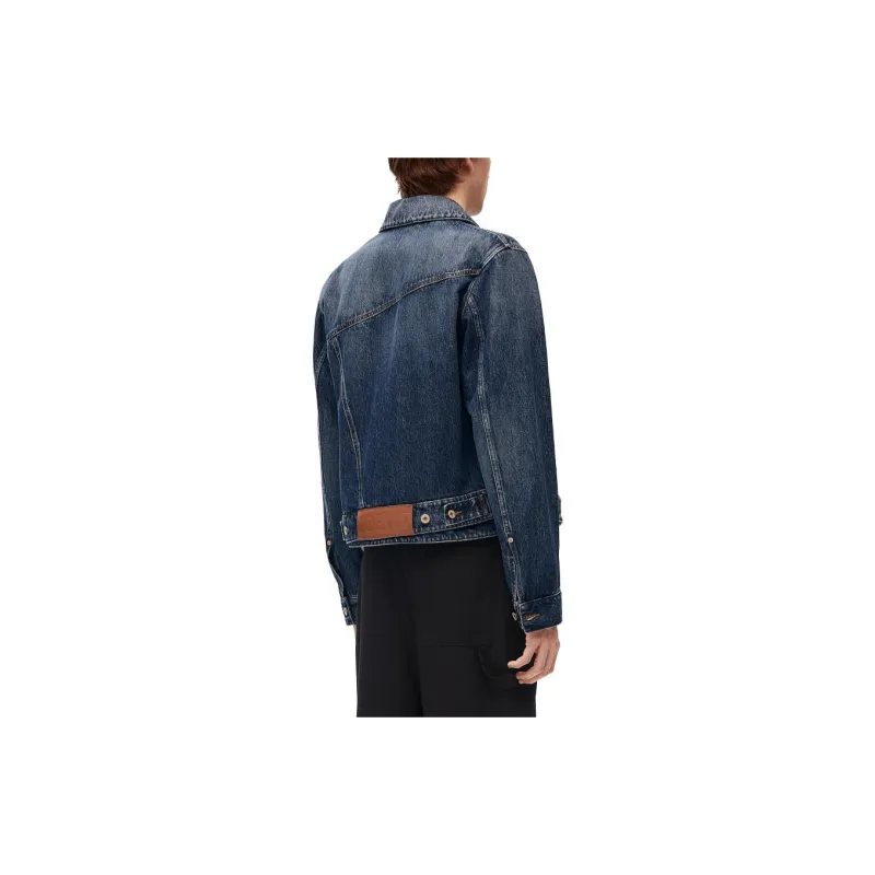LOEWE Denim Jackets Men Blue-2