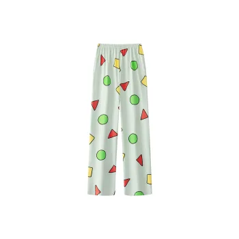 Gongdie x LABIXIAOXIN LIANMINGKUAN Pajama Pants Unisex Green