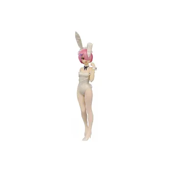 FURYU Ram Re Zero Starting Life In Another World, Bunny Girl Bonus Gifts Pearl White