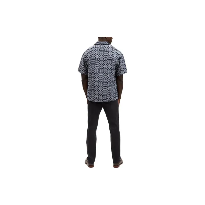 COACH Shirts Men Blue-2