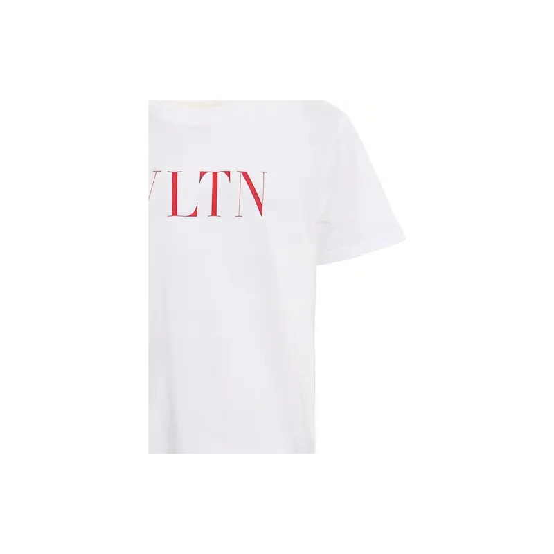 Valentino Logo Printed Crewneck T Shirt-5