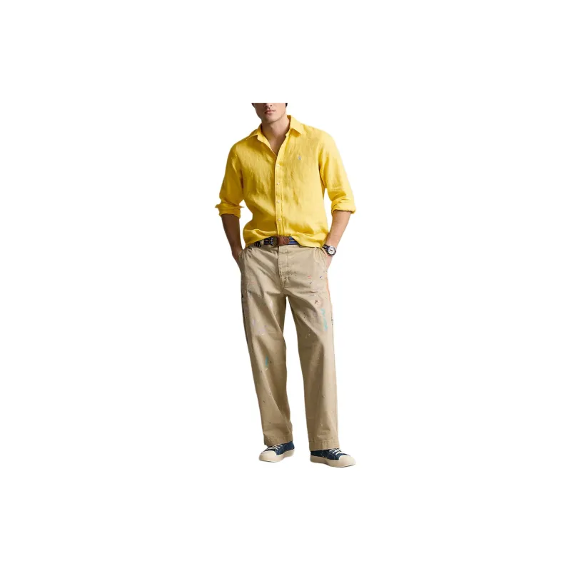 Polo Ralph Lauren Shirt Men's Yellow-1