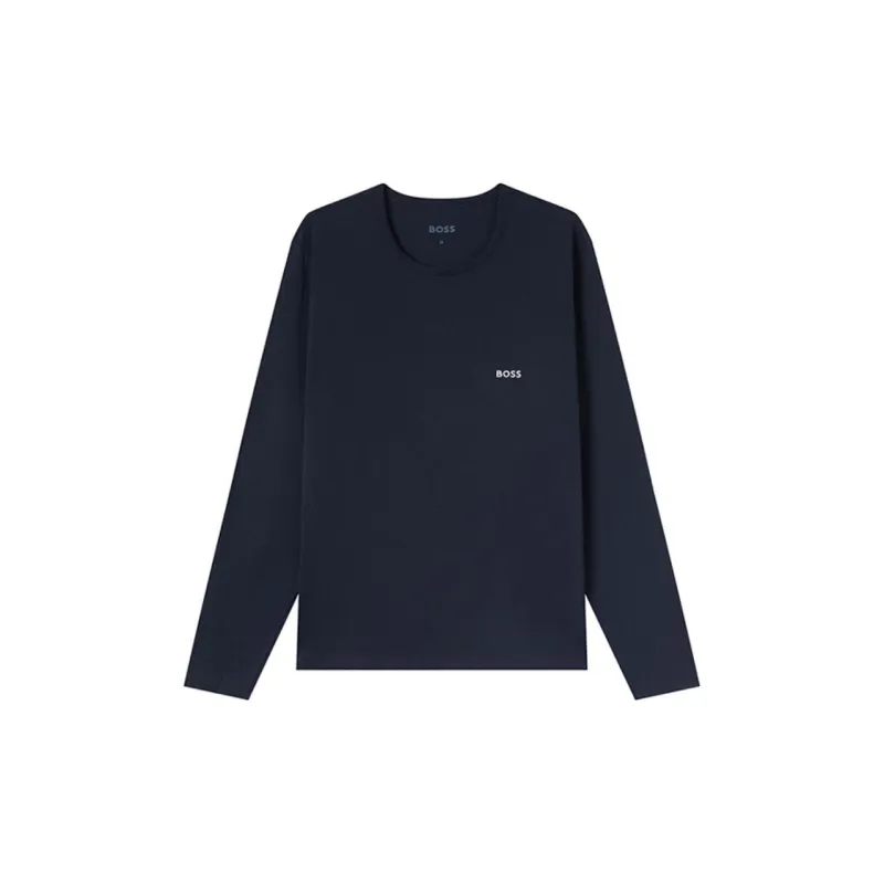 HUGO BOSS Logo embroidered T shirt-2