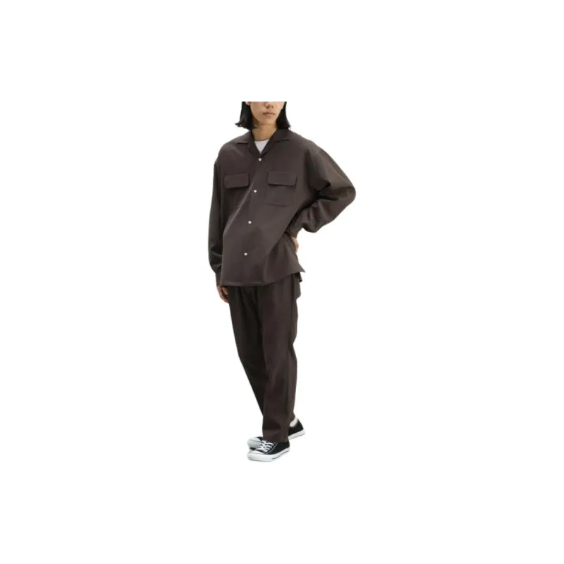 Beams Shirts Men Dark Brown-6