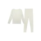 Seamless Crew Neck-White