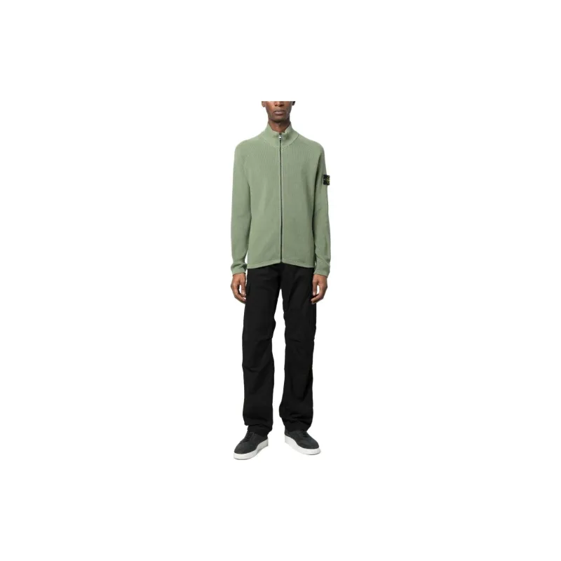 STONE ISLAND Sweaters Men Olive Green-1