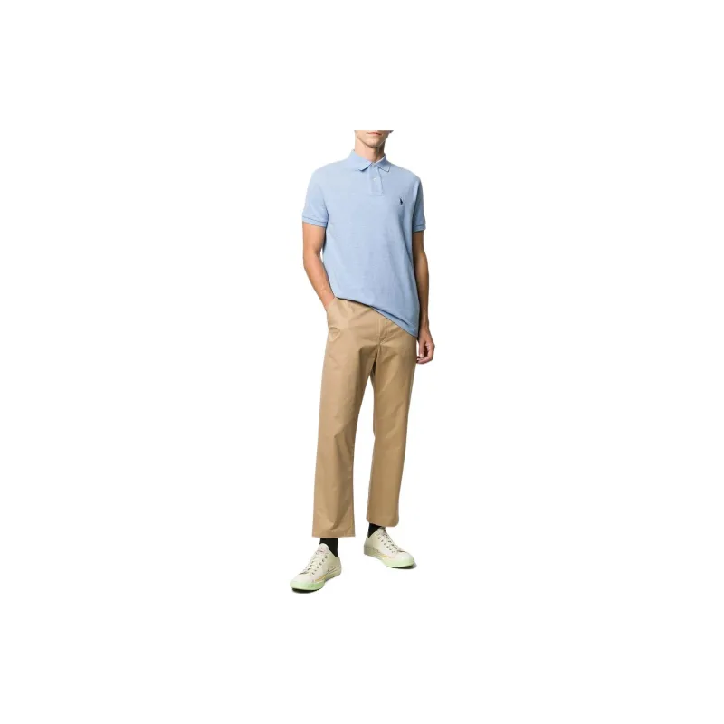 Polo Ralph Lauren Logo Embroidered Short Sleeved Polo Shirt-1