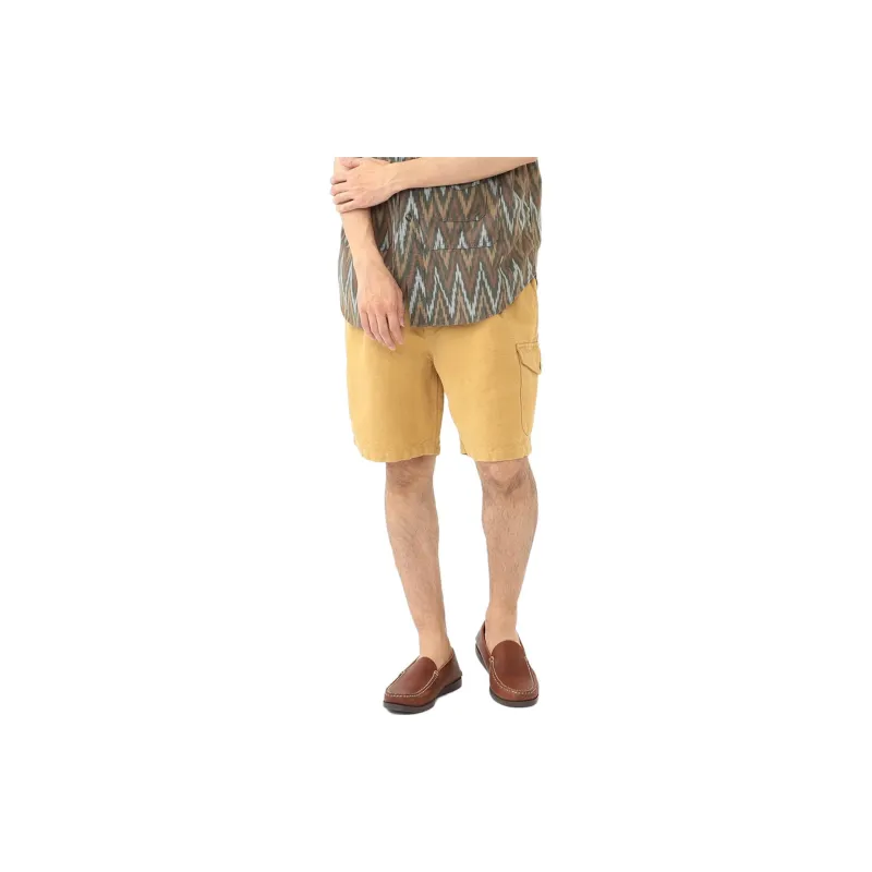 Beams Casual Shorts Men Mustard-1