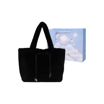 Duoluplo Doron Paul Plush Tote Bag, Shopping Bag, Shoulder Bag Women's Multicolor