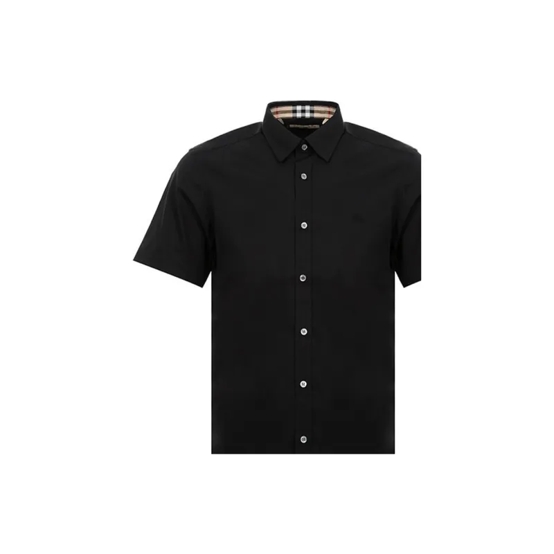 Burberry Polo Shirt Men's Black-4