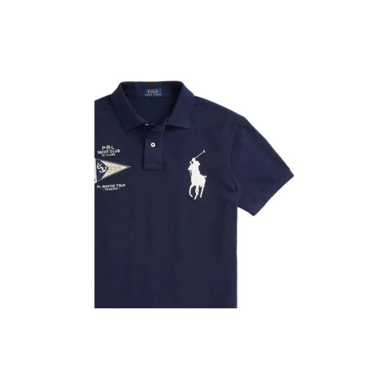 Polo Ralph Lauren FW23 Polo Shirt Men's Marine Blue-4
