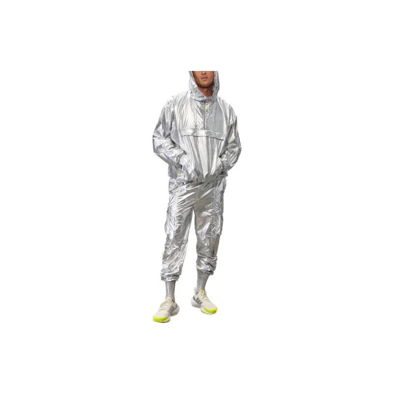 Adidas Originals Jackets Unisex Silver-3
