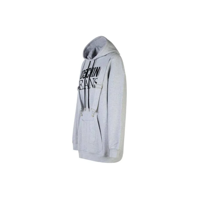 MOSCHINO Jeans Drawstring Hooded Mini Dress-2