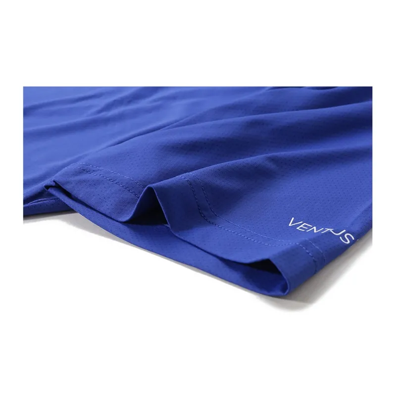EMPORIO ARMANI EA7 SS24 Polo Shirt Men's Royal Blue-5