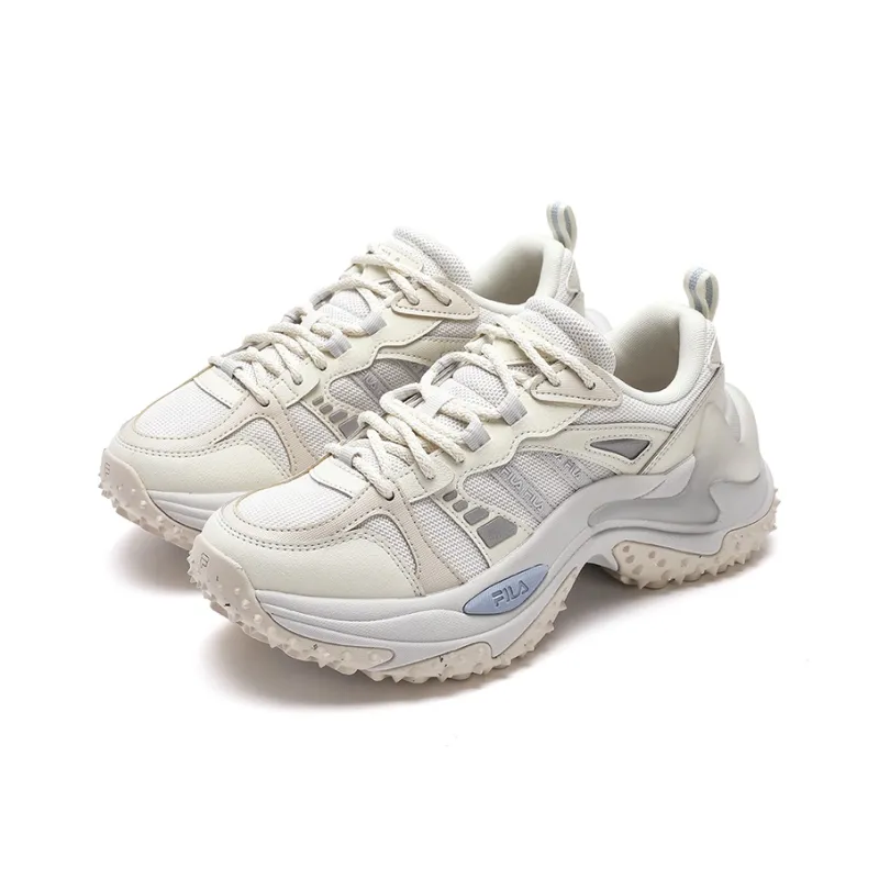 FILA SOFIA 3 Durable Moisture-Wicking Low-Top Running Shoes Women's White Agate Gray/Bamboo White-2