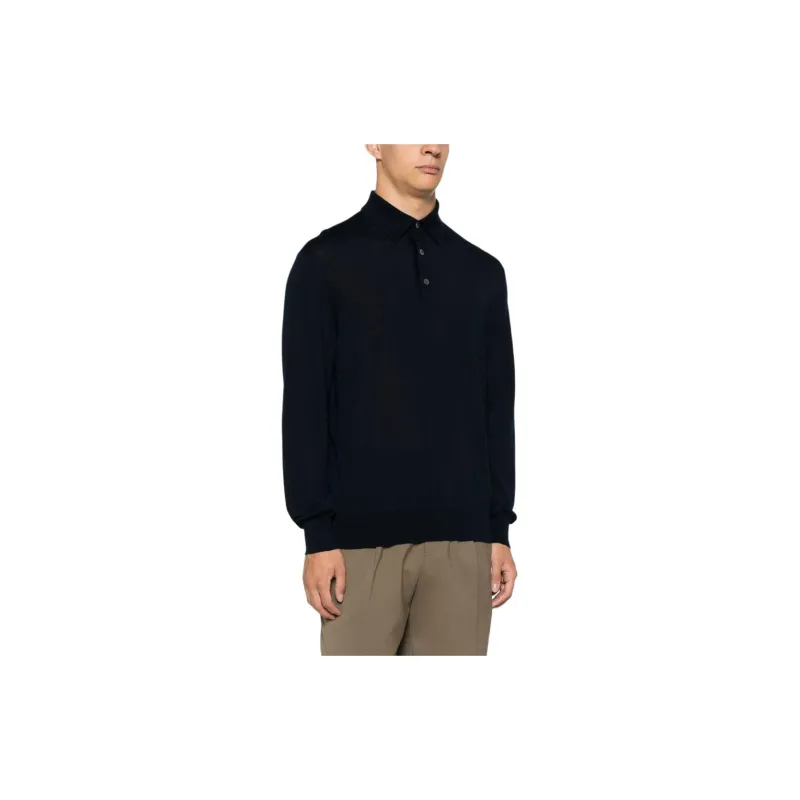 Ermenegildo Zegna Wool Polo Shirt-1