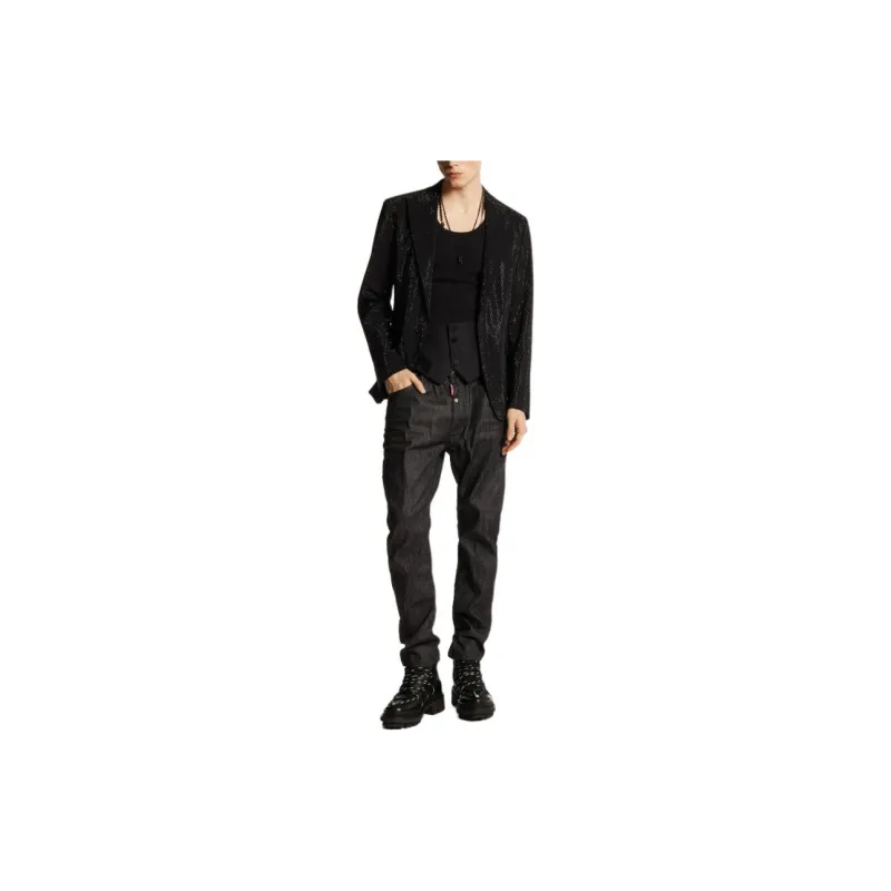 DSQUARED 2 Big Brother Turn Up Brim Jeans-2