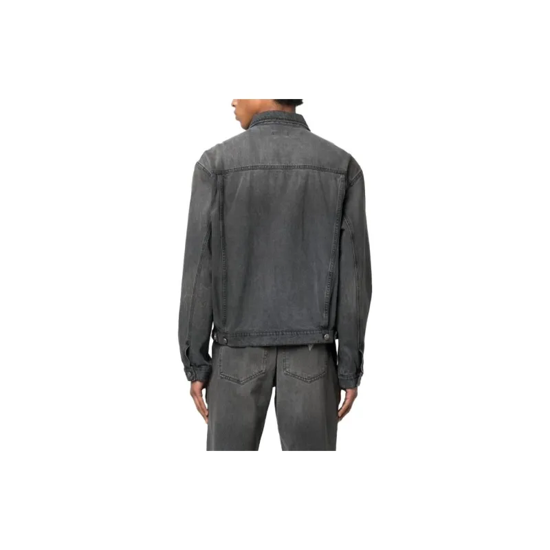 GUESS Logo patch Denim Jacket-2