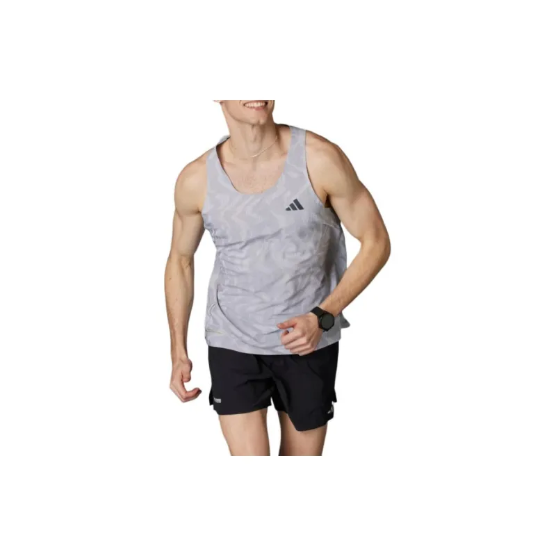 Adidas Free Shipping With AdiClub Ultimate Engineered Running Singlet-1