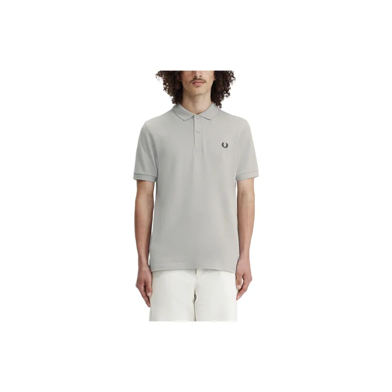 FRED PERRY Polo Shirt Men's Lime Gray-2