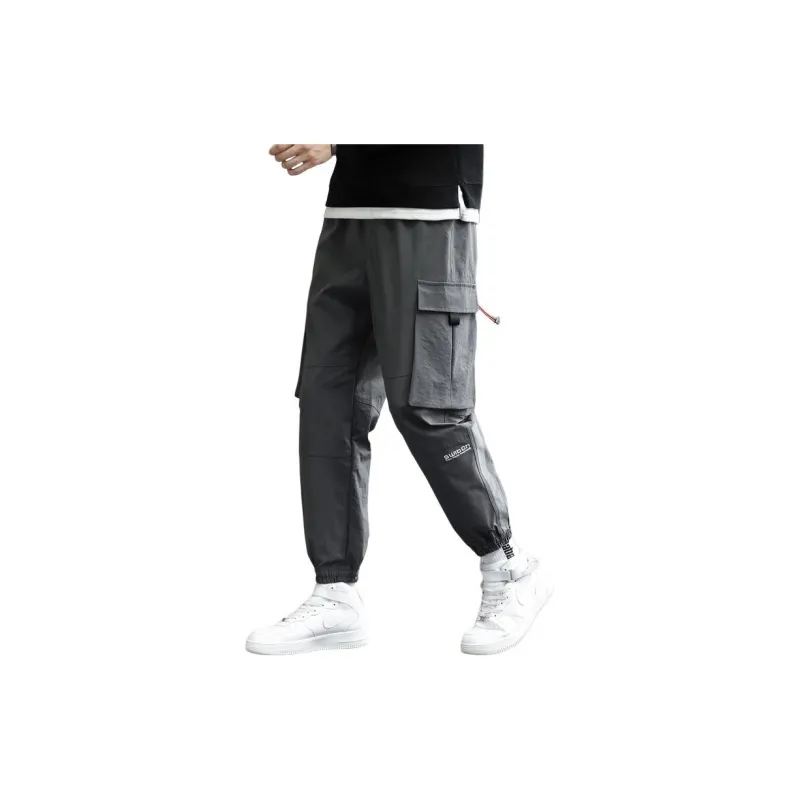 Tonlion Cargo Pants Men's Dark Gray-1