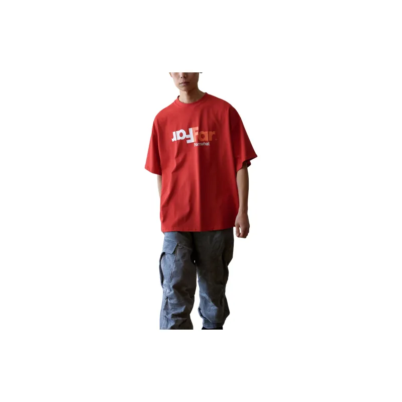 Far Archive T Shirts Men Red-2