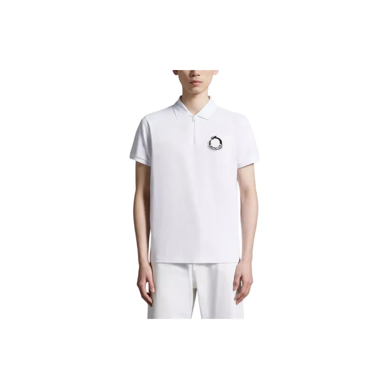 Moncler Polo Shirts Men White-2