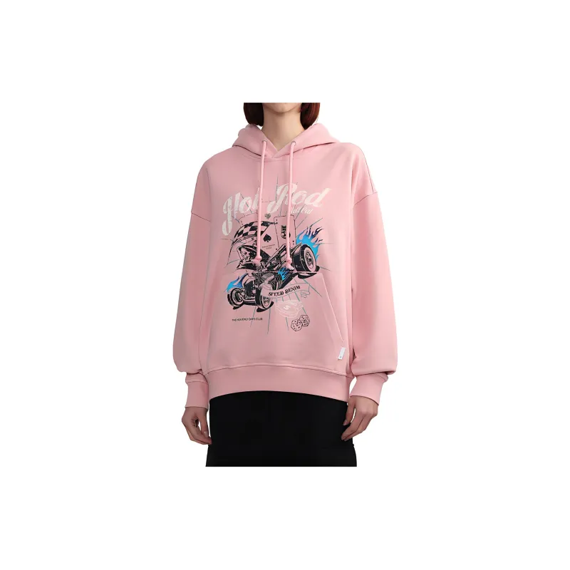 FIVE CM Terry Graphic print Cotton Hoodie-7