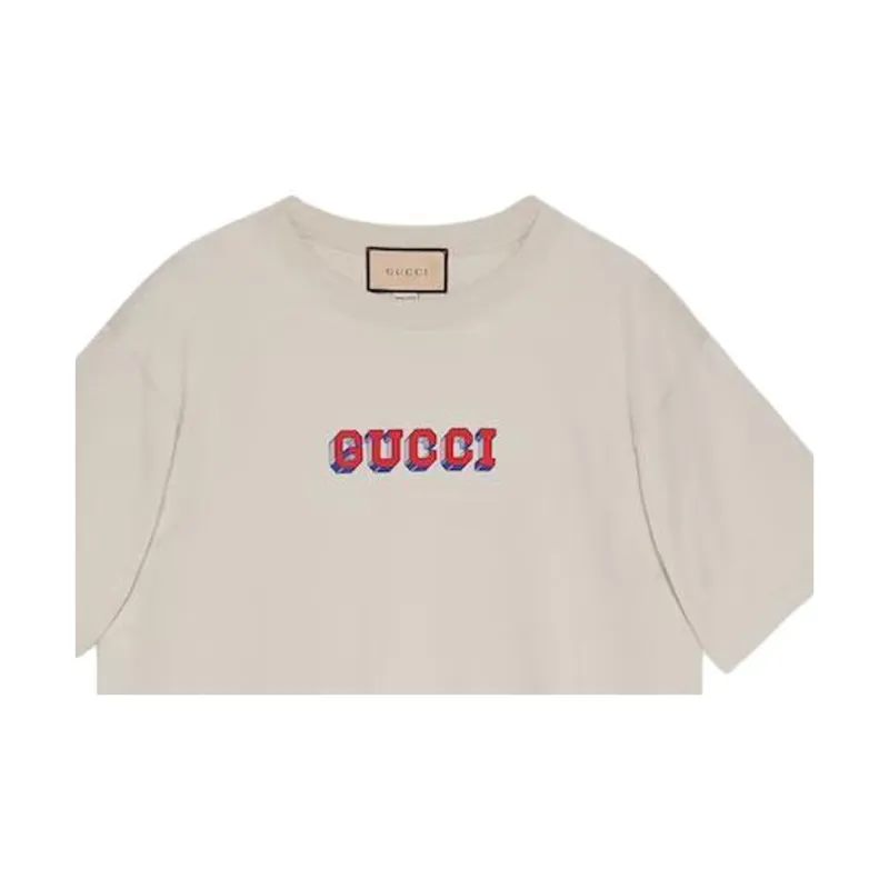 GUCCI T Shirt Men's Ivory White-6