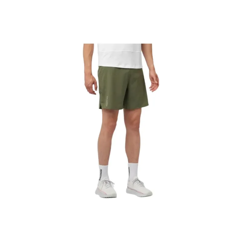 SALOMON CROSS 7' Casual Shorts Men's Grape Leaf Green-4