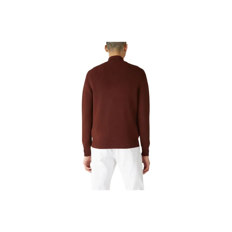 Loro Piana Stanton Half-Zip Knitwear Men's Red-2
