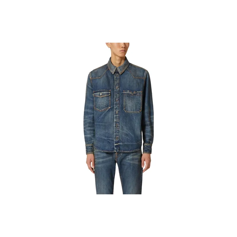 Valentino V Logo Buttoned Denim Jacket-2