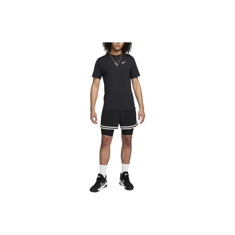 Nike Basketball T Shirt T Shirt Men's Black-2