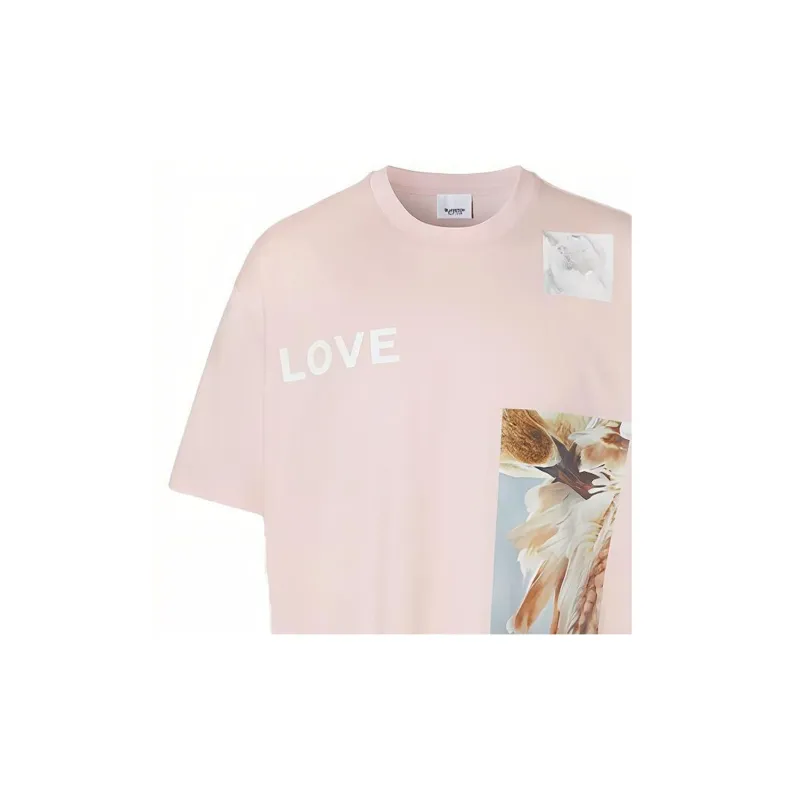 Burberry T-Shirt Men's Snowflake Pink Stone-4