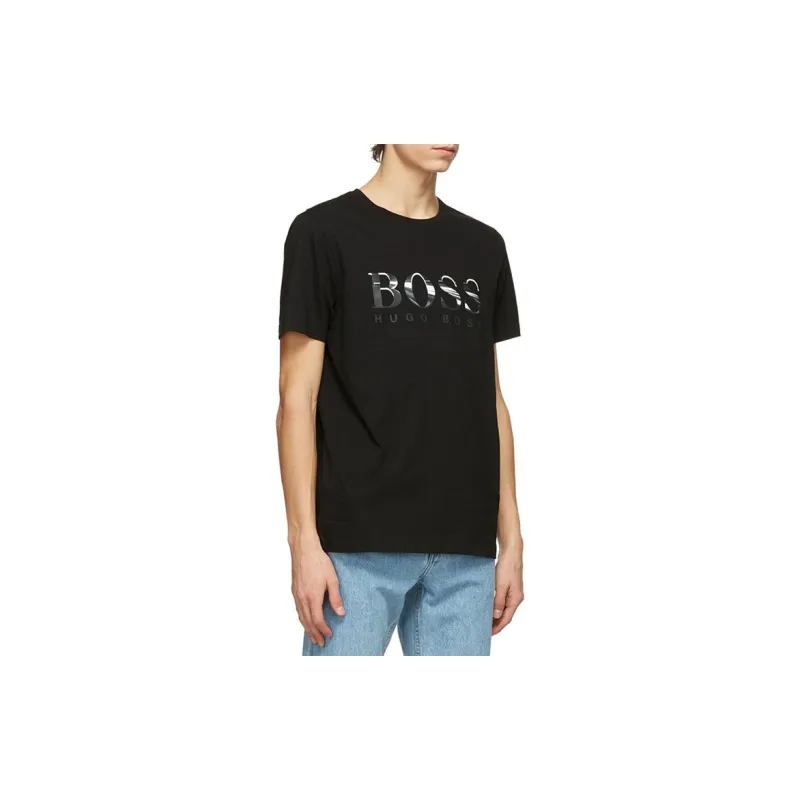 HUGO BOSS T Shirts Men Black-2