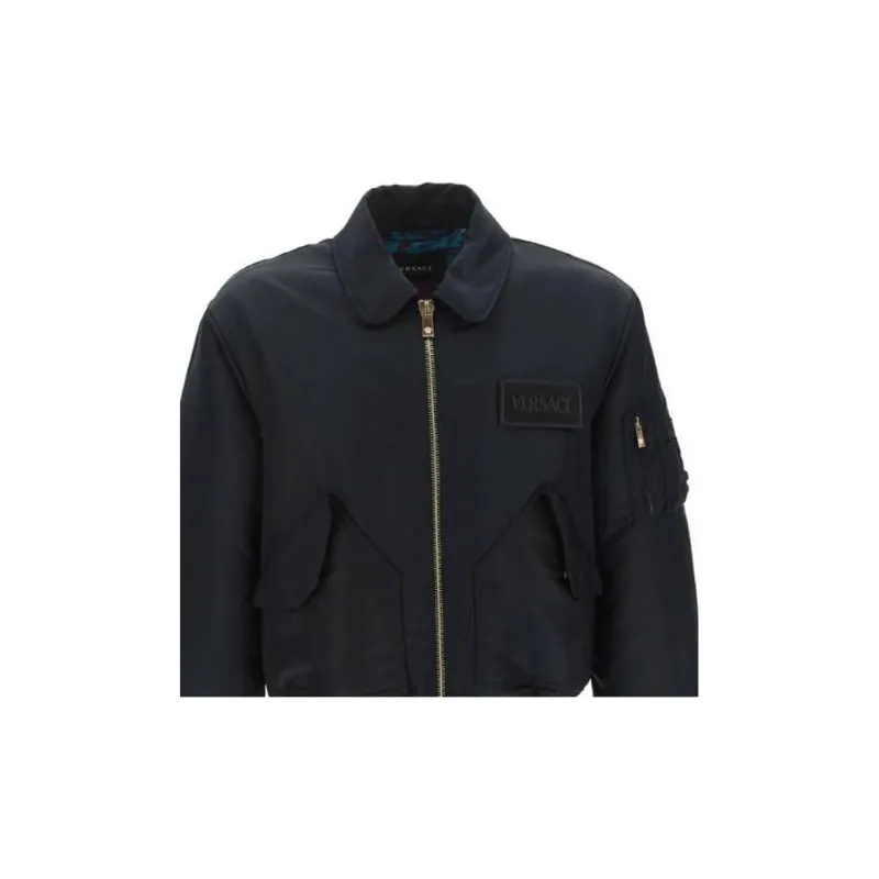 VERSACE Zip Up Bomber Jacket-5