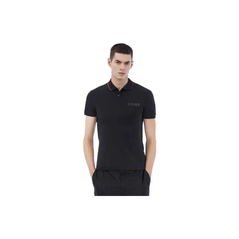 HUGO BOSS Polo Shirts Men Black-3