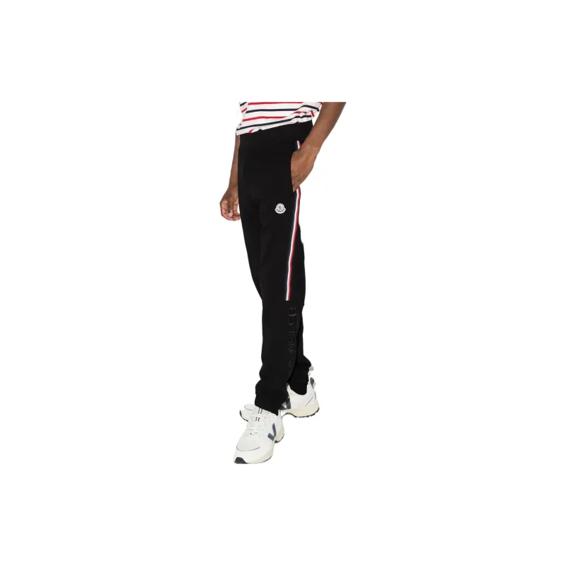 Moncler Knitted Sweatpants Men Black-3