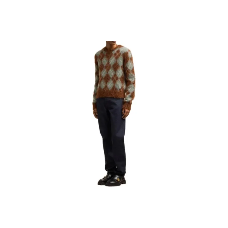 AMIPARIS Paris Argyle Knitted Jumper-3