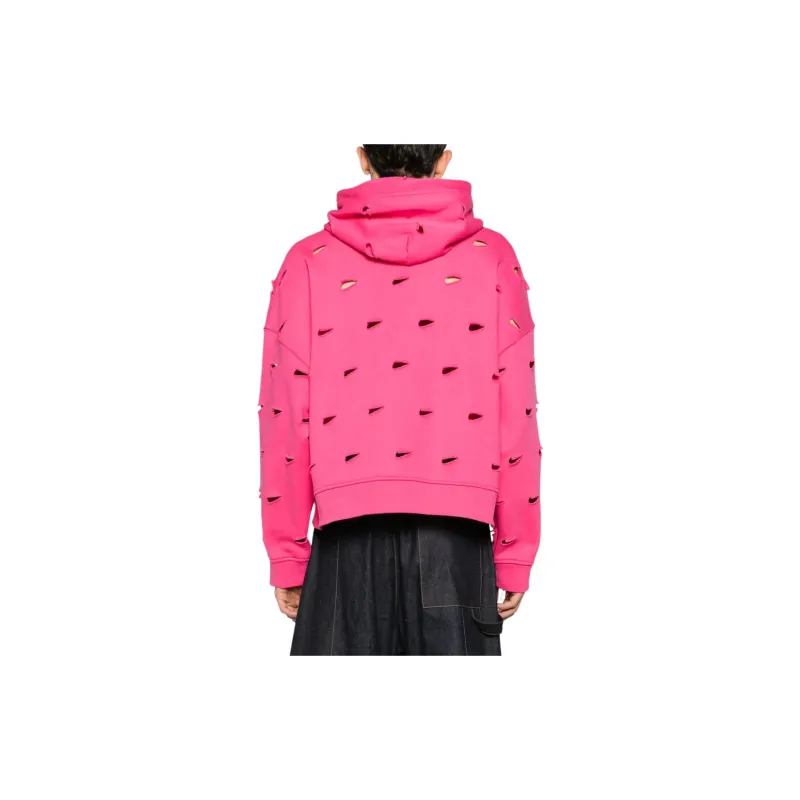 Nike Swoosh-cut Out Jersey Hoodie-2