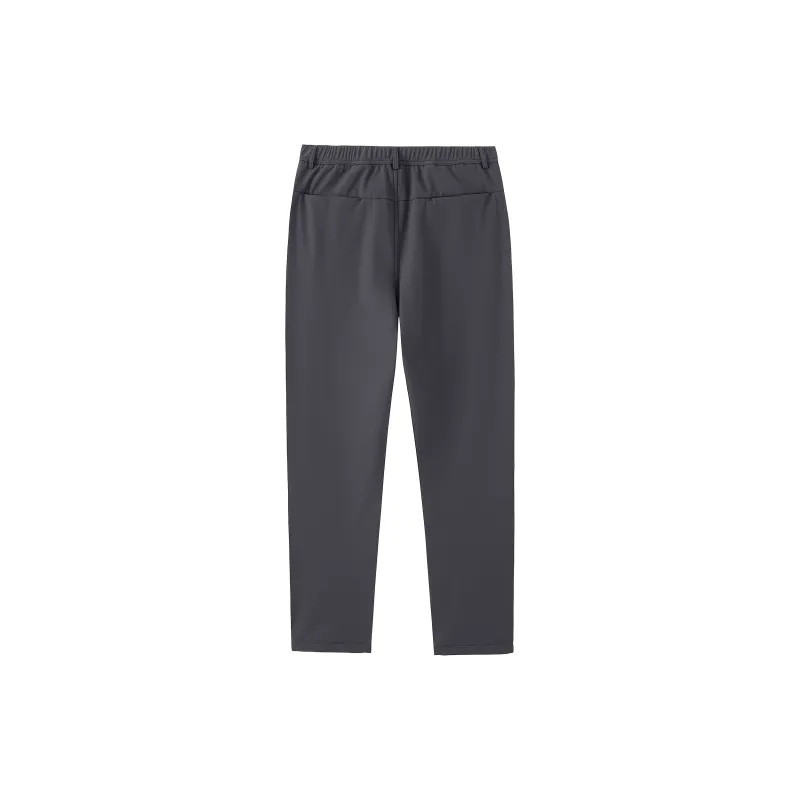 CAMEL Men's Winter Thickened And Fleece Lined Warm Anti Static Straight Fit Water Repellent Soft Shell Pants Men's-1