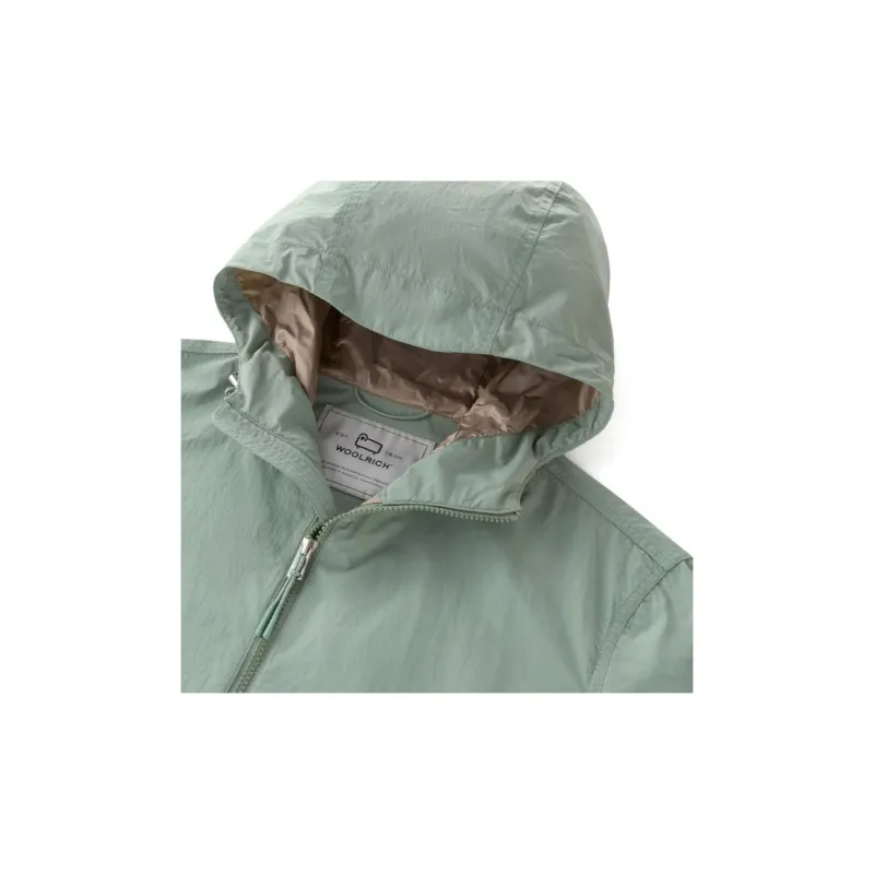 WOOLRICH Zip Up Crinkle Windbreaker-5