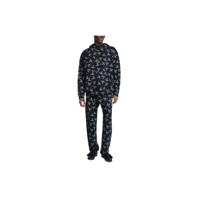 Vivienne Westwood SS24 Casual Pants Unisex Black Blue-5