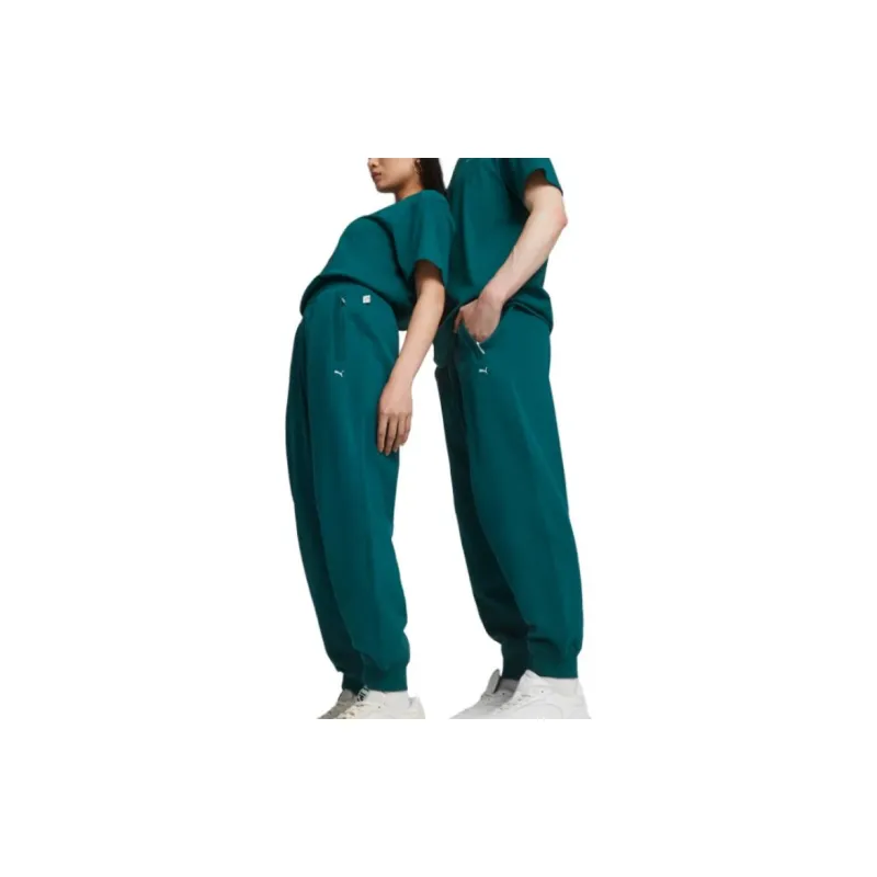 PUMA MMQ Casual Pants Unisex Peacock Stone Color-3